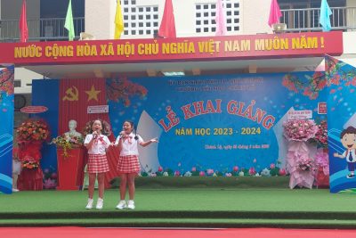TRƯỜNG TIỂU HỌC CHÁNH LỘ CHÀO ĐÓN NĂM HỌC MỚI 2023-2024