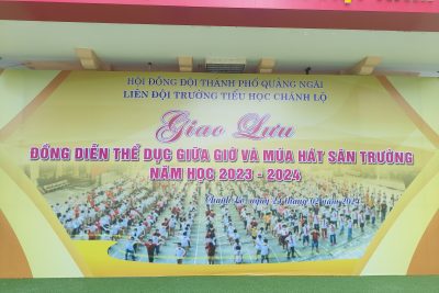 TRƯỜNG TIỂU HỌC CHÁNH LỘ TỔ CHỨC GIAO LƯU ĐỒNG DIỄN THỂ DỤC VÀ MÚA HÁT SAN TRƯỜNG