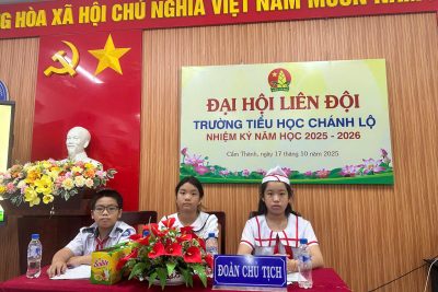 ĐẠI HỘI LIÊN ĐỘI TRƯỜNG TIỂU HỌC CHÁNH LỘ